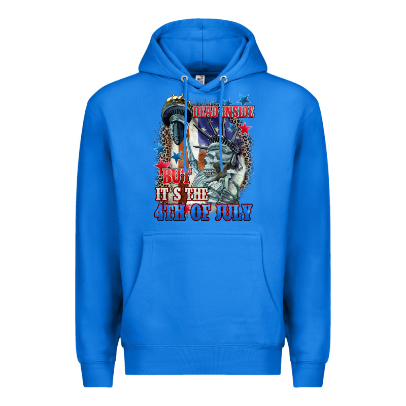 Dead Inside But It's The 4th Of July Premium Hoodie by CowGirlArtShop | Teevron