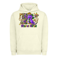 Pigment Pistachio dragon my first mardi gras Urban Hoodie - FaDigitalArtStudio