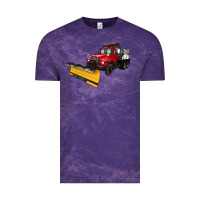 Cloud Purple snow plow Vintage Tee - Artiststas
