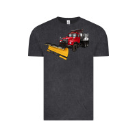 Vintage Black snow plow Vintage Tee - Artiststas