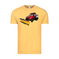 Vintage Mustard snow plow Vintage Tee - Artiststas