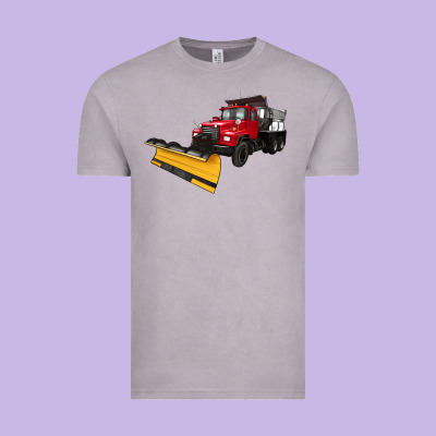 Snow Plow Vintage Tee Designed By Artiststas