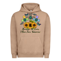 Pigment Burro because he lives i can face tomorrow Urban Hoodie - CowhideDigitalArt