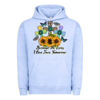 Pigment Grape Ice because he lives i can face tomorrow Urban Hoodie - CowhideDigitalArt