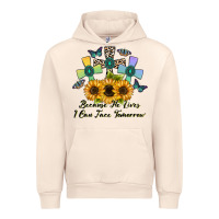 Sandshell because he lives i can face tomorrow Urban Hoodie - CowhideDigitalArt