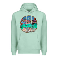 Seafoam Hello Summer Let's Go To The Beach Premium Hoodie - SublimationCraftShop