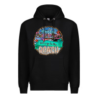 Black Hello Summer Let's Go To The Beach Premium Hoodie - SublimationCraftShop