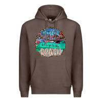 Coffee Hello Summer Let's Go To The Beach Premium Hoodie - SublimationCraftShop
