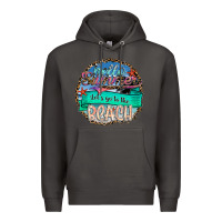 Smoke Hello Summer Let's Go To The Beach Premium Hoodie - SublimationCraftShop