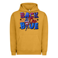 Pigment Peanut Butter Back the blue with lightning bolt 4th of july Urban Hoodie - CowGirlArtShop