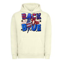 Pigment Pistachio Back the blue with lightning bolt 4th of july Urban Hoodie - CowGirlArtShop