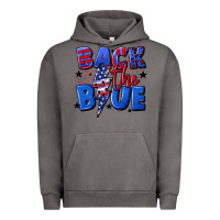 Pigment Tornado Back the blue with lightning bolt 4th of july Urban Hoodie - CowGirlArtShop