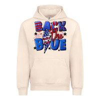 Sandshell Back the blue with lightning bolt 4th of july Urban Hoodie - CowGirlArtShop