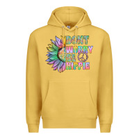Don't Worry Be Hippie Premium Hoodie | Teevron