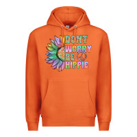 Carrot Don't Worry Be Hippie Premium Hoodie - CowhideDigitalArt