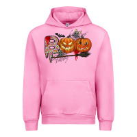 Fuchsia Pink boo Urban Hoodie - CowhideDigitalArt