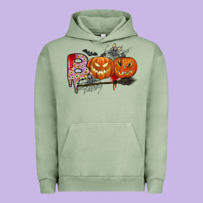 Boo Urban Hoodie Designed By Cowhidedigitalart