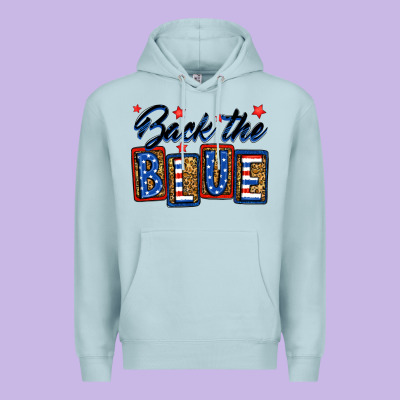 Back The Blue Premium Hoodie Designed By Neo Western