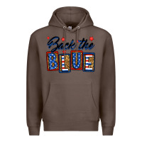 Coffee Back the blue Premium Hoodie - Neo Western