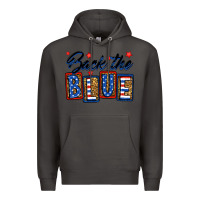 Smoke Back the blue Premium Hoodie - Neo Western