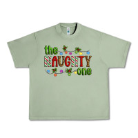 Oil Green The Naughty One Christmas Urban Heavy Tee - Artiststas