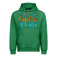 Emerald my favorite color is october Urban Hoodie - HRA Design Shop