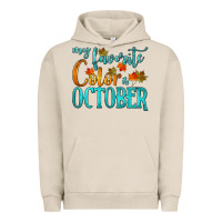 Pigment French Oak my favorite color is october Urban Hoodie - HRA Design Shop