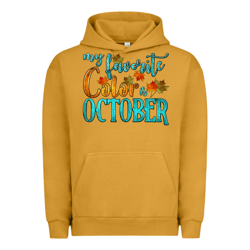 My Favorite Color Is October Urban Hoodie by HRA Design Shop | Teevron