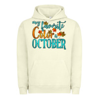 Pigment Pistachio my favorite color is october Urban Hoodie - HRA Design Shop