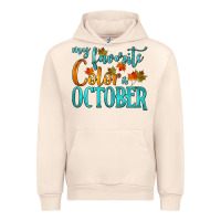 Sandshell my favorite color is october Urban Hoodie - HRA Design Shop