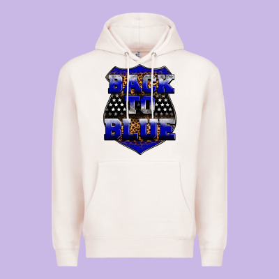 Back The Blue Premium Hoodie Designed By Neo Western