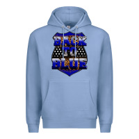 Colony Blue Back the blue Premium Hoodie - Neo Western