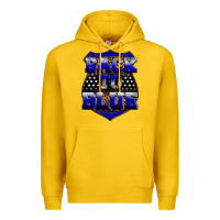 Lemon Back the blue Premium Hoodie - Neo Western