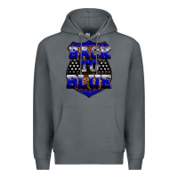 Rock Back the blue Premium Hoodie - Neo Western