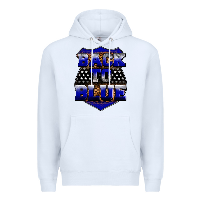 Back The Blue Premium Hoodie by Neo Western | Teevron