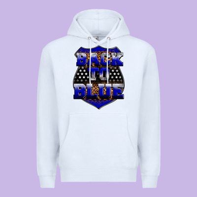 Back The Blue Premium Hoodie Designed By Neo Western