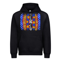 Black American police brushstrokes Urban Hoodie - Neo Western