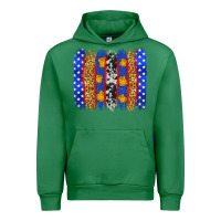 Emerald American police brushstrokes Urban Hoodie - Neo Western