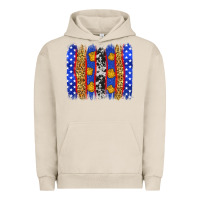 Pigment French Oak American police brushstrokes Urban Hoodie - Neo Western