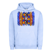 Pigment Grape Ice American police brushstrokes Urban Hoodie - Neo Western