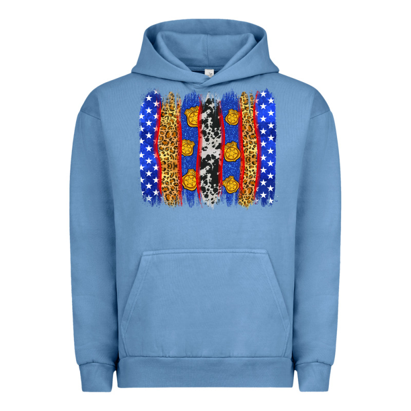 American Police Brushstrokes Urban Hoodie by Neo Western | Teevron