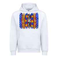 White American police brushstrokes Urban Hoodie - Neo Western