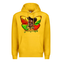 Lemon juneteenth butterfly black girl Premium Hoodie - HRA Design Shop