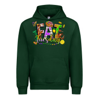Forest Green fat tuesday Urban Hoodie - FaDigitalArtStudio