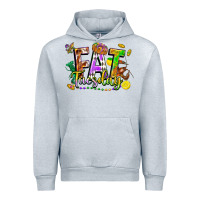 Heather Grey fat tuesday Urban Hoodie - FaDigitalArtStudio
