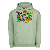 Pigment Oil Green fat tuesday Urban Hoodie - FaDigitalArtStudio