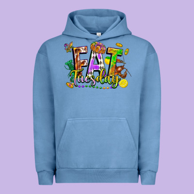 Fat Tuesday Urban Hoodie Designed By Fadigitalartstudio