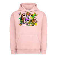 Pigment Salmon fat tuesday Urban Hoodie - FaDigitalArtStudio