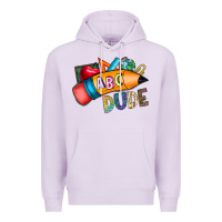 Lilac dude Premium Hoodie - CowhideDigitalArt