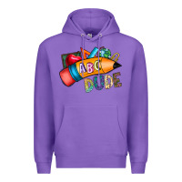 Purple dude Premium Hoodie - CowhideDigitalArt